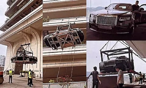 3.2 கோடி சொகுசு கார் வாங்கி 44வது மாடியில் பார்க்கிங் செய்த கோடீஸ்வரர்..!