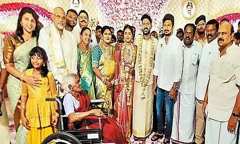 காஞ்சீபுரம் மாவட்ட ஊராட்சி குழு தலைவர் இல்ல திருமண வரவேற்பு