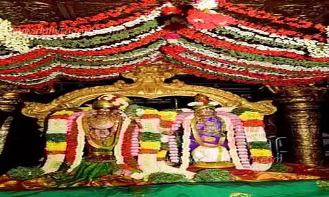 ஆண்டாள் கோவிலில் புஷ்பயாகம்