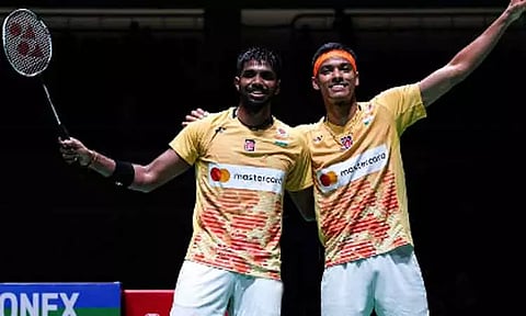 ஜப்பான் ஓபன் பேட்மிண்டன்: சாத்விக்-சிராக் ஜோடி 2-வது சுற்றுக்கு முன்னேற்றம்