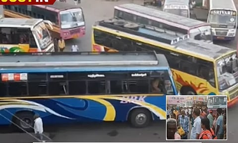 கடலூரில் மீண்டும் பஸ் சேவை தொடங்கியது..!