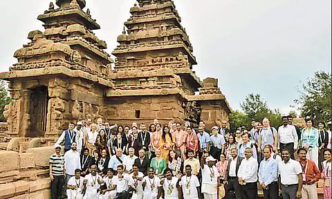 ஜி20 மாநாட்டு பிரதிநிதிகள் மாமல்லபுரம் வருகை