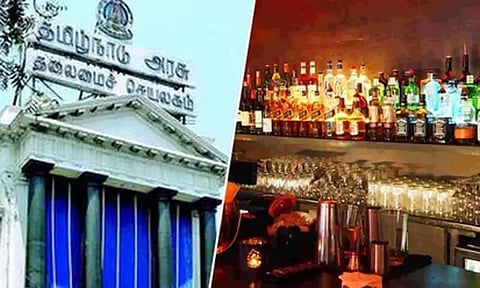 நட்சத்திர விடுதிகளில் மதுபான விற்பனை உரிமம் பெறுவதற்கான கட்டணம் உயர்வு - தமிழக அரசு