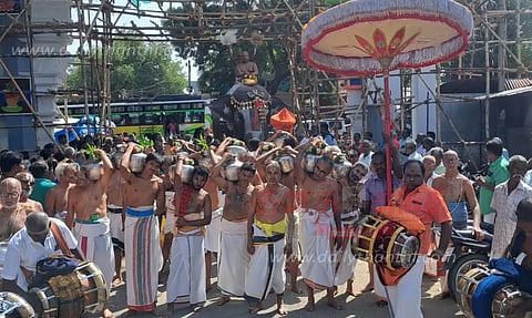 பெருமாள் கோவிலில் ஜேஷ்டாபிஷேகம்