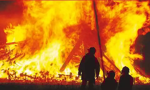 தீ உருவாகும் விதம்