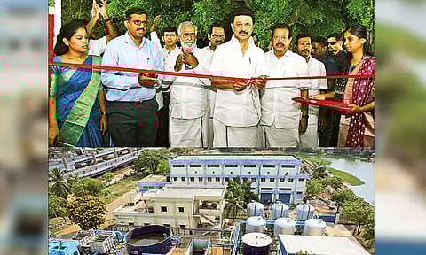 கொளத்தூரில் புதிய குடிநீர் சுத்திகரிப்பு நிலையம் முதல்-அமைச்சர் மு.க.ஸ்டாலின் திறந்து வைத்தார்