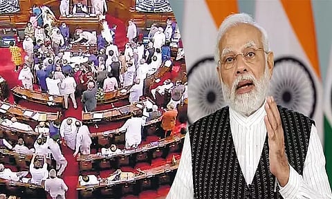 நம்பிக்கை இல்லா தீர்மானம் மீது ஆகஸ்டு 8-ந்தேதி விவாதம்..! 10-ந்தேதி பிரதமர் மோடி பதில்