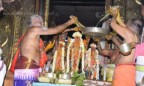 பரிமள ரெங்கநாதர் கோவிலில் கலசாபிஷேகம்