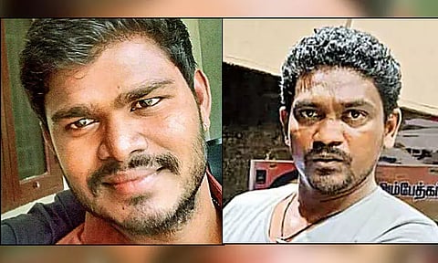 மோட்டார் சைக்கிள் மீது லாரி மோதல்; போலீஸ்காரர்-வக்கீல் பலிடிரைவர் கைது