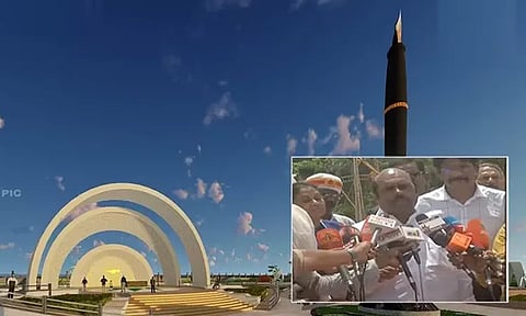 "பேனா நினைவு சின்னம் அமைப்பதற்கான முதல்கட்டப் பணிகள் 90 சதவீதம் நிறைவு" - அமைச்சர் எ.வ.வேலு தகவல்