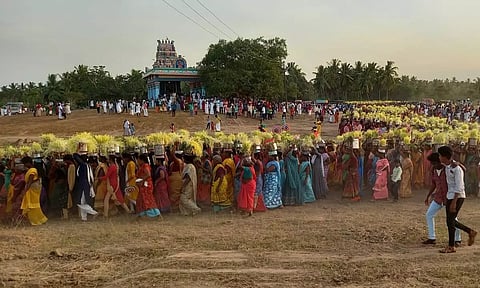 பிடாரியம்மன் கோவிலில் முளைப்பாரி விழா