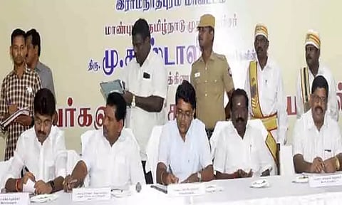 மீனவர்களின் கோரிக்கைகள் குறித்து அமைச்சர் ஆய்வு