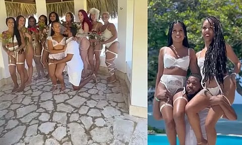 ஒரே நேரத்தில் 10 இளம் பெண்களை திருமணம் செய்த இளைஞர்...!