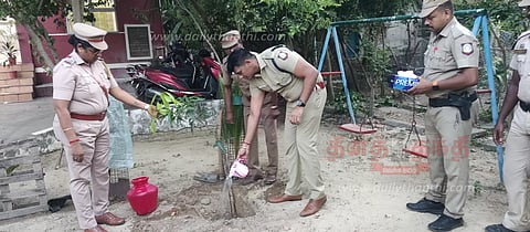 போலீஸ் சூப்பிரண்டு ஆய்வு