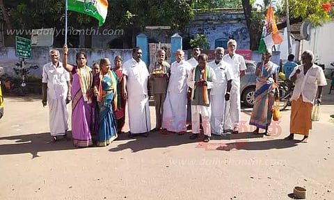 காங்கிரசார் கொண்டாட்டம்