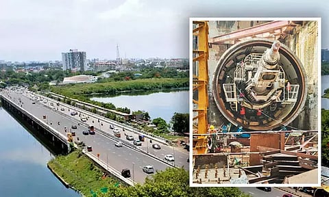 மெட்ரோ ரெயில் சேவைக்காக அடையாறு ஆற்றின் கீழ் செப்டம்பரில் சுரங்கம் தோண்டும் பணி- அதிகாரிகள் தகவல்