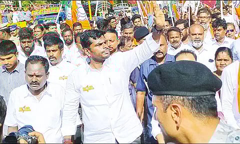 தி.மு.க. தேர்தல் அறிக்கையில் நகைக்கடன் தள்ளுபடி என கூறி 68 சதவீத பெண்களை ஏமாற்றி விட்டனர் -அண்ணாமலை