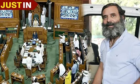 ராகுல் காந்தி நாடாளுமன்றம் வருகை..!