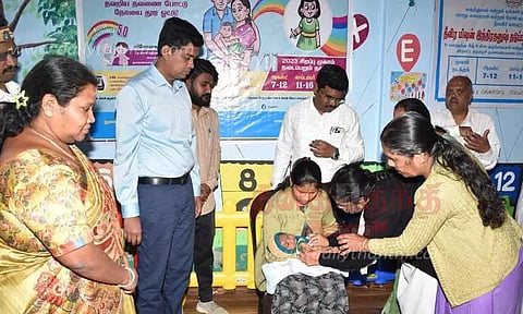 5 வயதிற்கு உட்பட்ட குழந்தைகளுக்கு தடுப்பூசி முகாம்