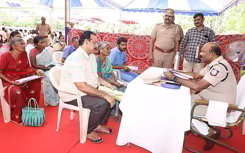 தர்மபுரியில் காவல்துறை சார்பில்பொதுமக்கள் குறைதீர்க்கும் முகாம்96 மனுக்கள் மீது உடனடி தீர்வு