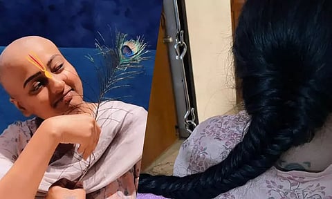 "10 ஆண்டு கால வேண்டுதல்"; திருப்பதியில் முடி காணிக்கை செலுத்திய நடிகை