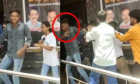 'சூப்பர் ஸ்டார் விஜய் வாழ்க' என கூறிய விஜய் ரசிகரை புரட்டி எடுத்த ரஜினி ரசிகர்கள்