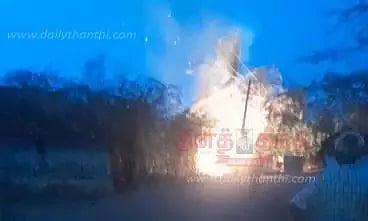 வீட்டில் திடீரென கியாஸ் சிலிண்டர் வெடித்ததால் பரபரப்பு