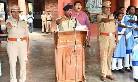 போலீஸ் சூப்பிரண்டு தலைமையில் போதை பொருள் ஒழிப்பு விழிப்புணர்வு உறுதிமொழி