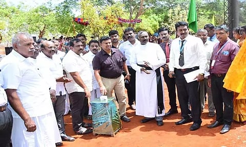 நாசரேத் பாலிடெக்னிக் கல்லூரியில்கால்பந்து செயற்கை புல்தரைமைதானம் திறப்பு விழா