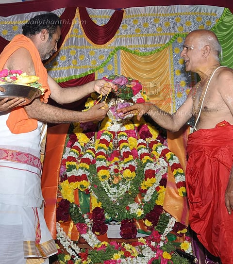 மணியம்பாடிவெங்கட்ரமண சாமி கோவிலில் திருக்கல்யாம் உற்சவ விழாஏராளமான பக்தர்கள் தரிசனம்