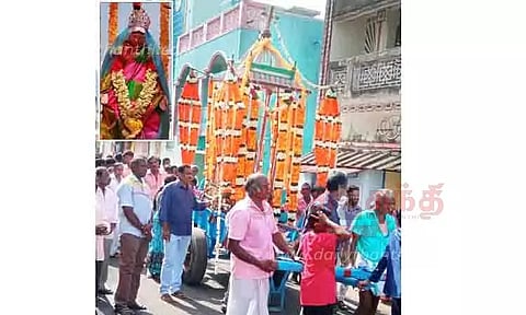 அம்மாபாளையம் புனித புதுமை மாதா ஆலய தேர்பவனி