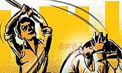 முதல் மனைவியை அரிவாளால் வெட்டிய மீன் வியாபாரி