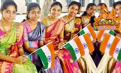 "சமூக விடுதலையே உண்மையான விடுதலை" கல்லூரி மாணவிகளின் சுதந்திர சிந்தனை