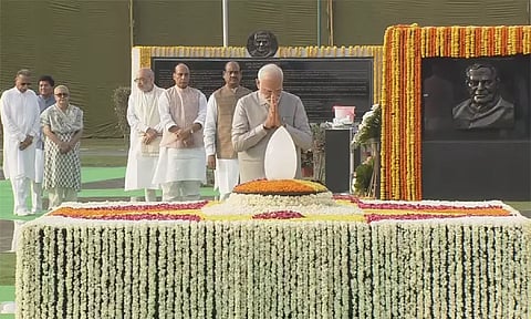 அடல் பிகாரி வாஜ்பாய் நினைவு தினம் - நினைவிடத்தில் ஜனாதிபதி, பிரதமர் மோடி மரியாதை!