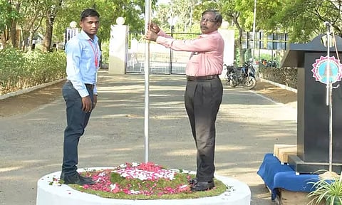 திருச்செந்தூர் டாக்டர் சிவந்தி ஆதித்தனார் உடற்கல்வியியல் கல்லூரியில் சுதந்திர தின விழா