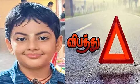 கல்பாக்கம் அருகே பஸ் சக்கரத்தில் சிக்கி மாணவர் பலி