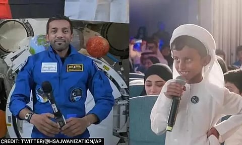 அன்பு மகனே..! விண்வெளியிலிருந்து பூமியில் உள்ள மகனுடன் பேசிய தந்தை: வீடியோ வைரல்.!