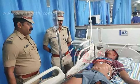 வாலிபர் துப்பாக்கியால் சுட்டுப்பிடிப்பு