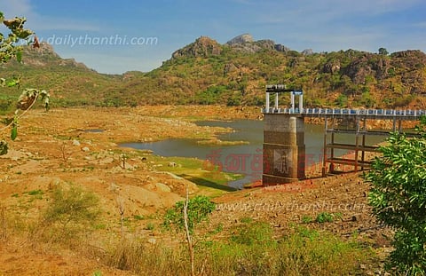 குமரியில் பொய்த்த தென்மேற்கு பருவமழை: குட்டை போல் மாறிய மாம்பழத்துறையாறு அணை