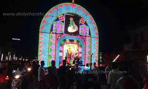 காரைக்குடி சகாயமாதா ஆலய தேர்பவனி