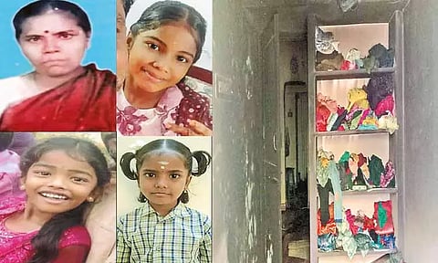 சென்னை மாதவரத்தில் 3 பேத்திகளுடன் பெண் சாவு; நச்சுப்புகை காரணமா? போலீஸ் விசாரணை