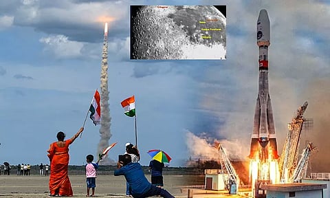 நிலவின் தென்துருவத்தை அடையும் முதல் நாடு: தவறவிட்ட ரஷியா... சாதிக்குமா இந்தியா...?