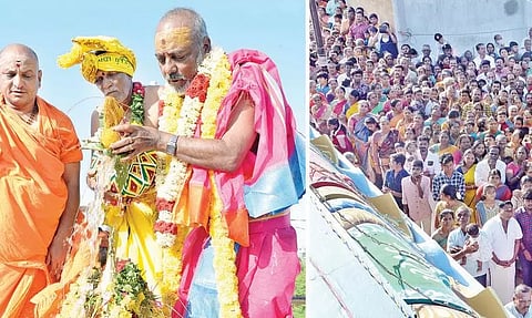 ராமலிங்க சவுடேஸ்வரி அம்மன் கோவில் கும்பாபிஷேகம்