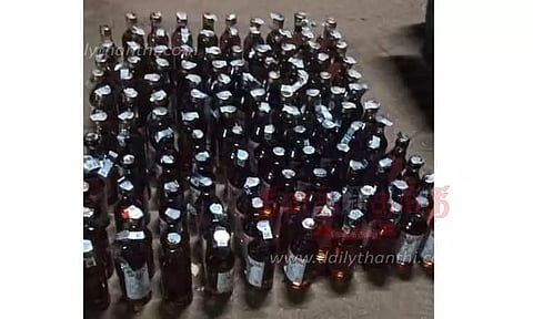 மதுவிற்ற கணவன்-மனைவி கைது