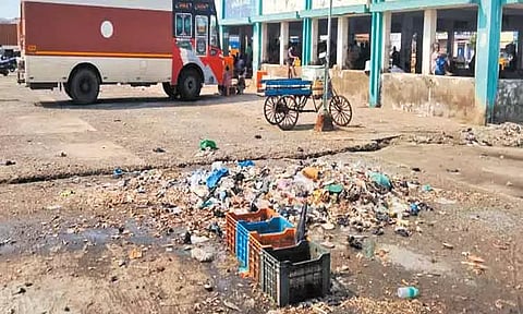 பழவேற்காடு மீன் மார்க்கெட் பகுதியில் குவிந்து கிடக்கும் குப்பைகளால் தொற்றுநோய் பரவும் அபாயம்; நடவடிக்கை எடுக்க பொதுமக்கள் கோரிக்கை