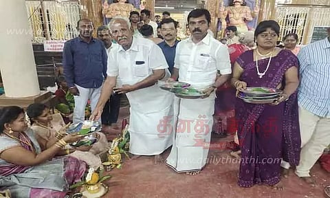 சுடலை ஆண்டவர் கோவில் கொடை விழாவில் 1008 சுமங்கலி பூஜை