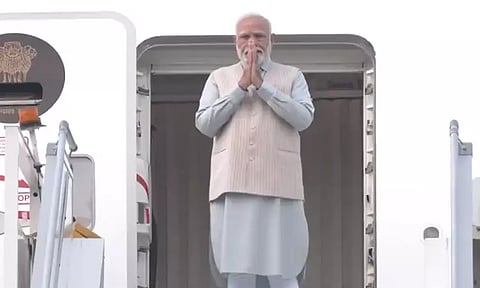 'பிரிக்ஸ்' உச்சி மாநாடு; தென் ஆப்பிரிக்கா புறப்பட்டார் பிரதமர் மோடி