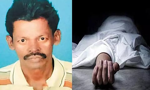 தண்டையார்பேட்டை அருகே லாரி சக்கரத்தில் சிக்கி தொழிலாளி பலி