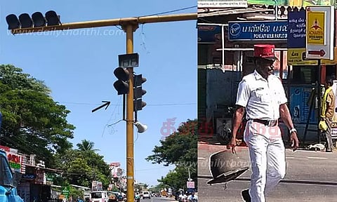 செயல்படாத போக்குவரத்து சிக்னல்