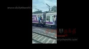 ஓடும் ரெயிலில் இருந்து தவறி விழுந்து வடமாநில தொழிலாளி பலி